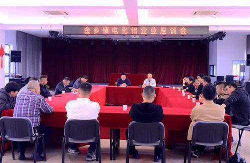 金乡镇电化铝企业座谈会召开